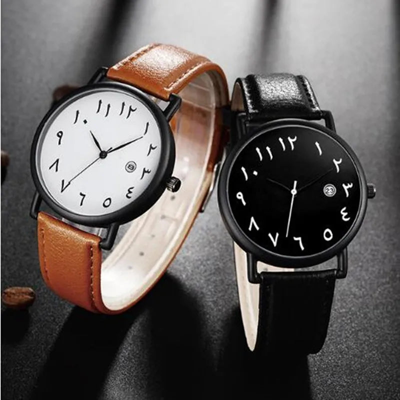 ZamanWatches Men's Leather Watches