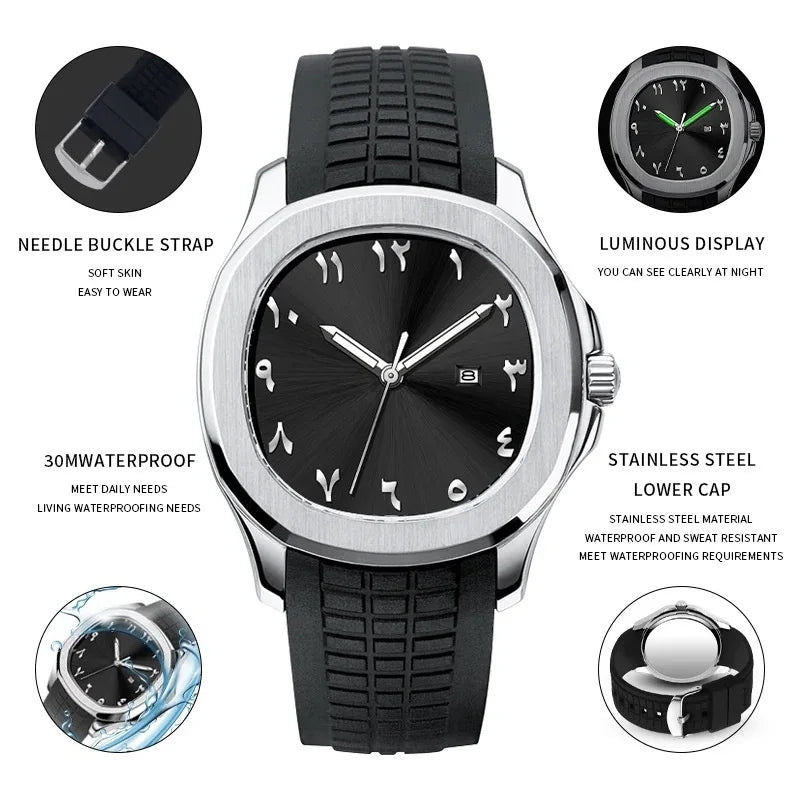 ZamanWatches Men's Silicone Watches